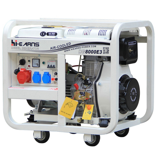 6KW open type three phase diesel generator
