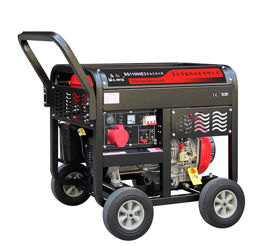 Patent good quality single cylinder engine portable 7.5KW diesel generator dg11000e3