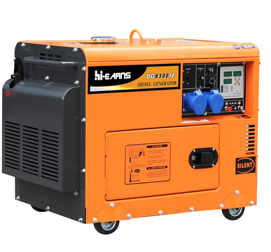 6KW diesel generator with Digital control panel model silent 8kva silent diesel generator