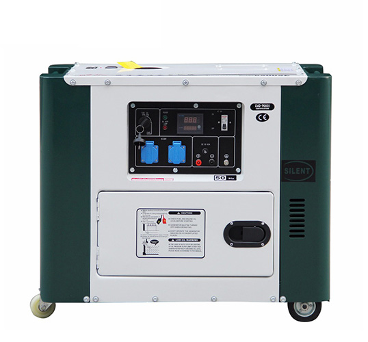 air cooled 5KW silent diesel power man generator