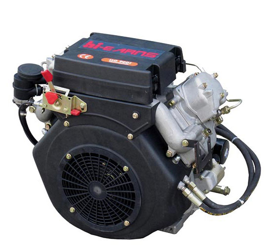 HR2V92 V twin air cooled 20hp diesel engine