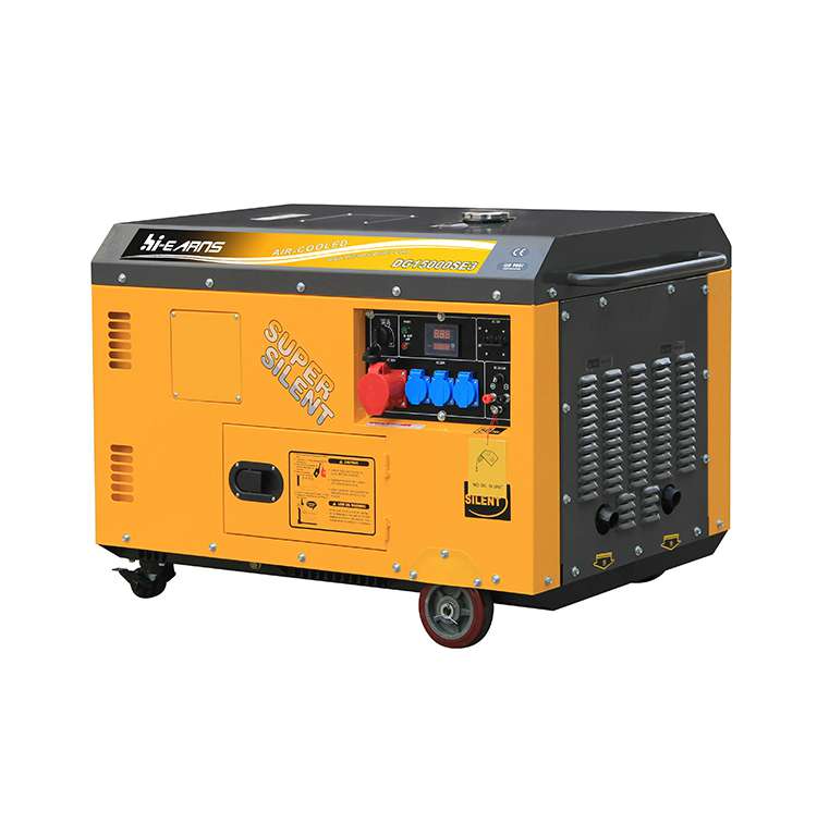 air cooled V-twin engine silent type diesel generator 10000 watt 3 phase