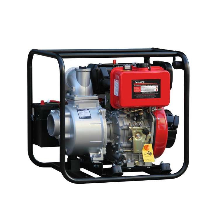 4 inch diesel power electric start pressure water pump