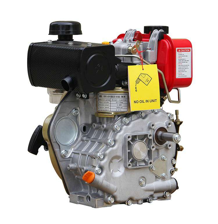 Hiearns 1800rpm air cooled diesel engine HR170FS