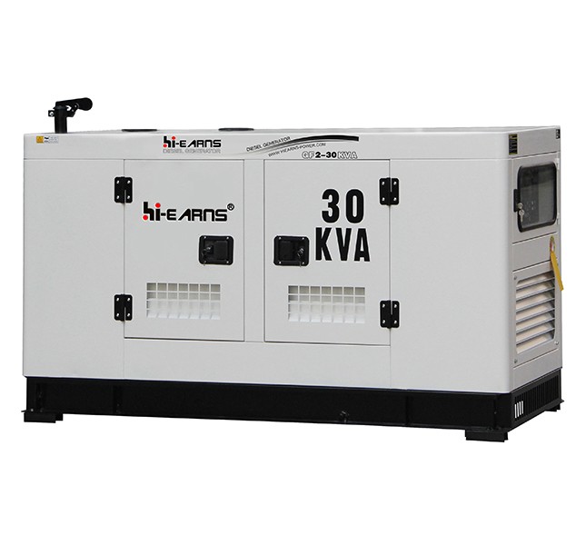 30KVA silent water cooled diesel generator