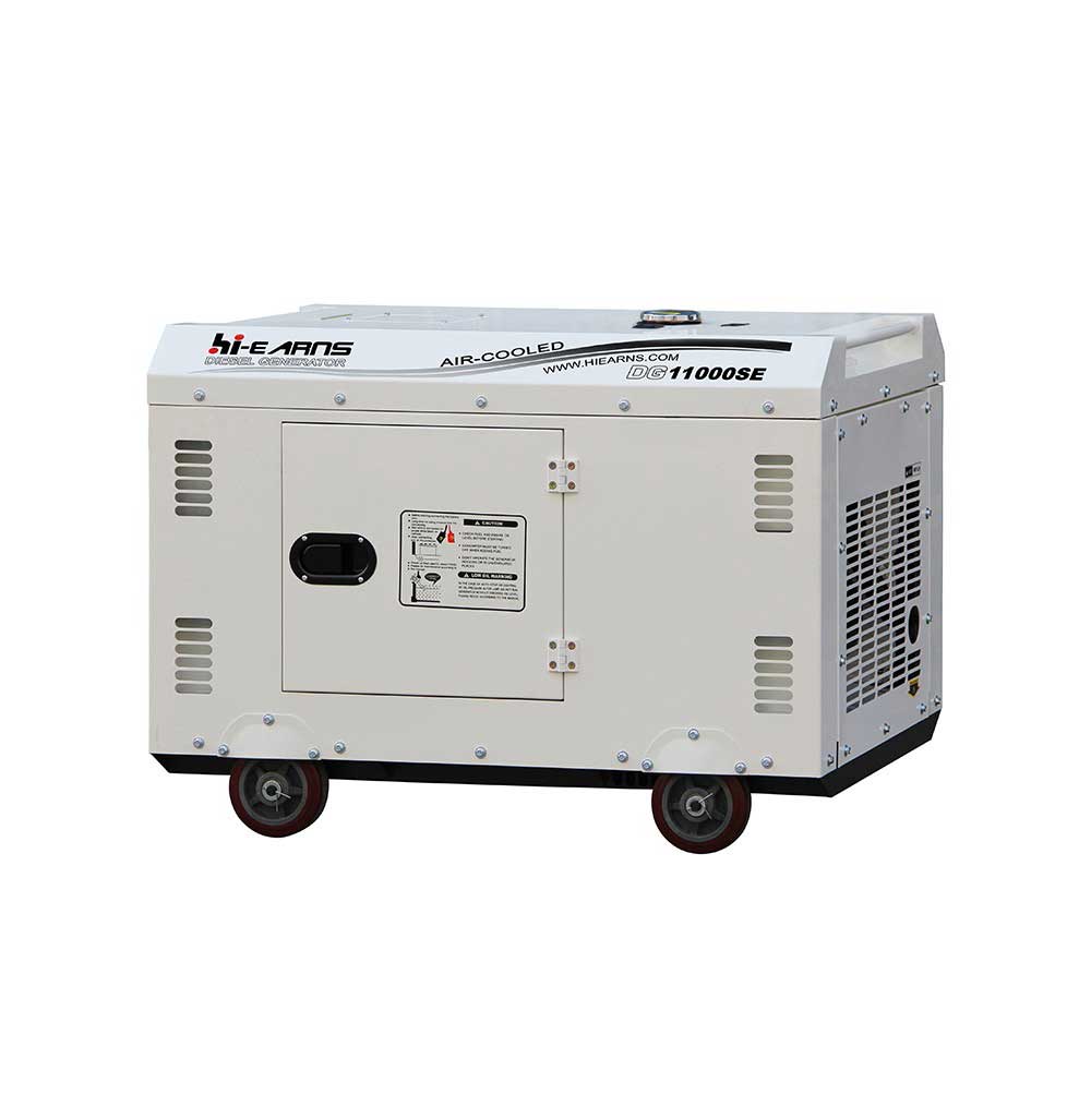 2-16kw air cooled silent generator