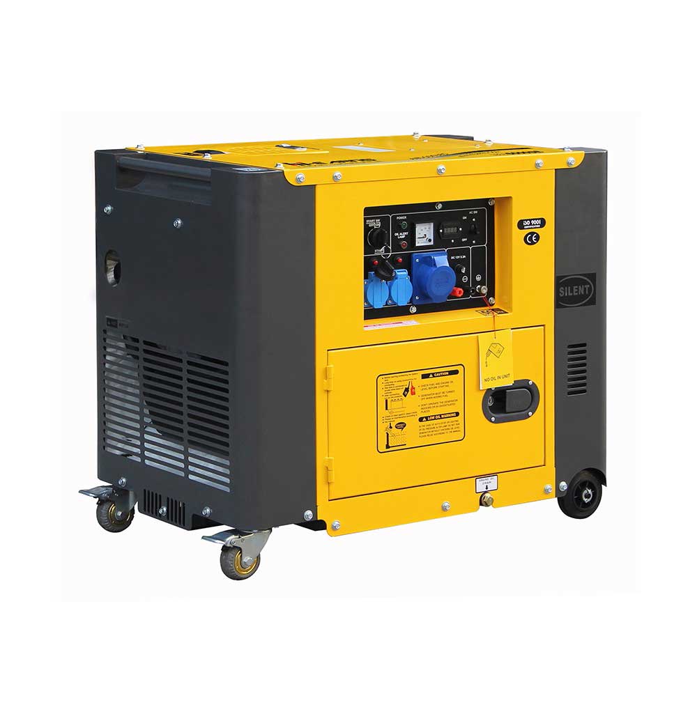 2-16kw air cooled silent generator